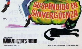 Suspendido en sinvergüenza