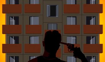 Серёга решил застрелиться