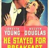 Он остался на завтрак