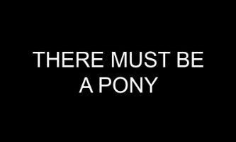 Там обязательно должен быть пони