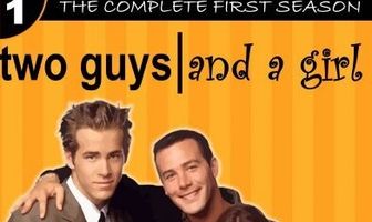 Два парня и девушка