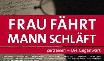 Женщина за рулём, мужчина спит