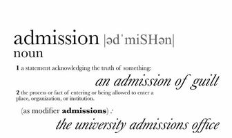 The Admission