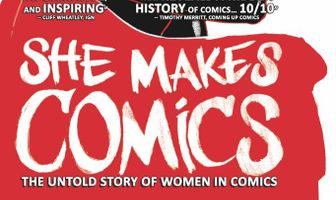 Она рисует комиксы