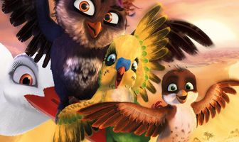 Трио в перьях