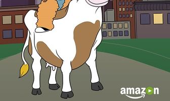 Morris & the Cow