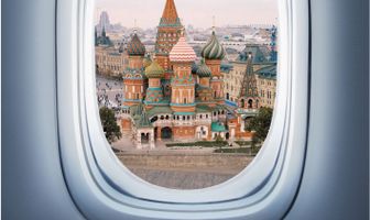 Полет над Москвой